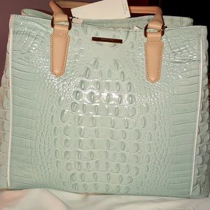 Brahmin Tote Satchel Joan Seaglass Vineyard New!